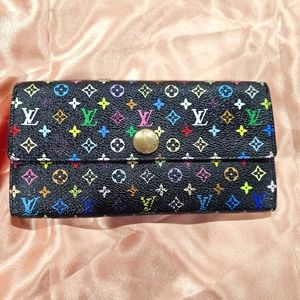 Authentic Louis Vuitton Murakami Sarah Wallet